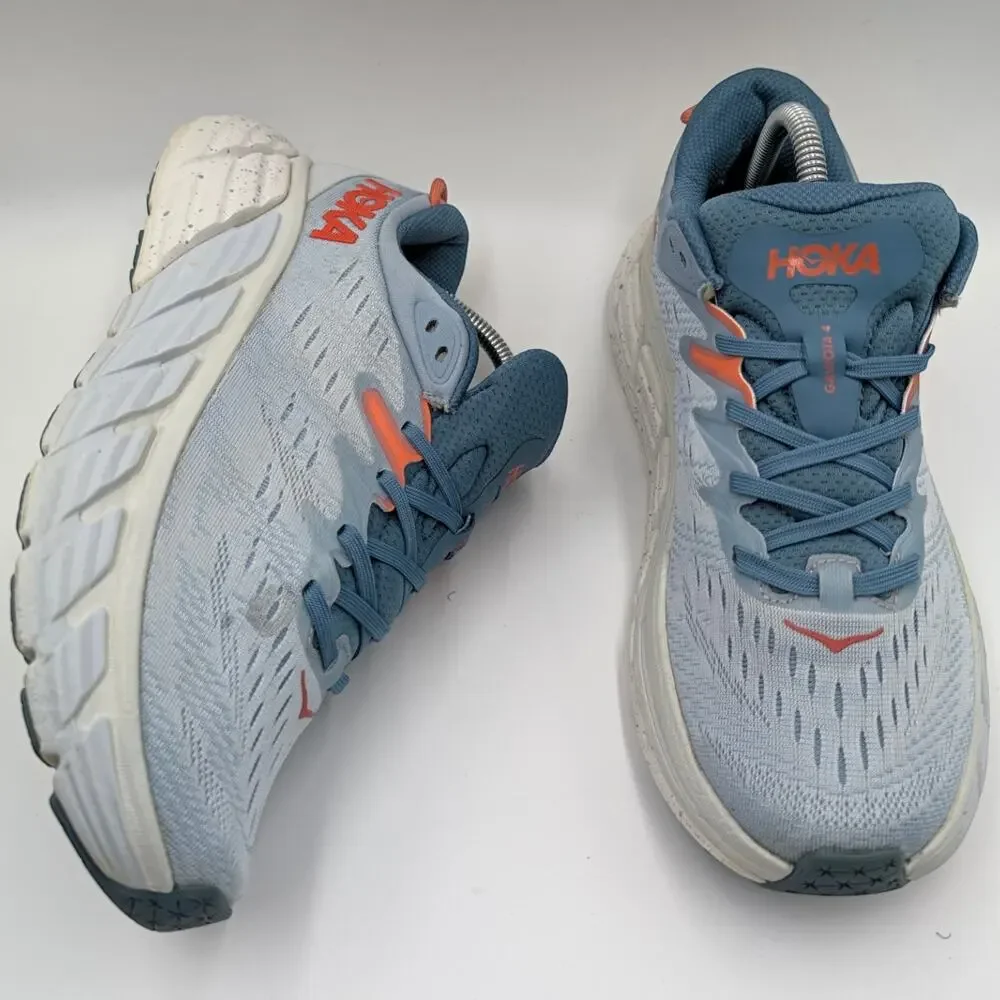 Hoka One One Gaviota 4 Blue Fog Plein Air Womens 9.5B UK 8 Running Shoes